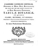 Tabulae Botanicae